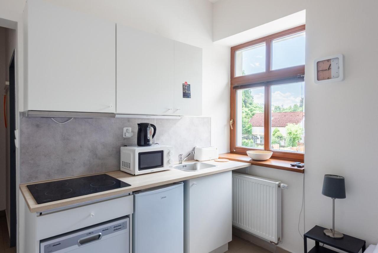 Apartman Muzeum Obchodu Karlštejn Exteriör bild